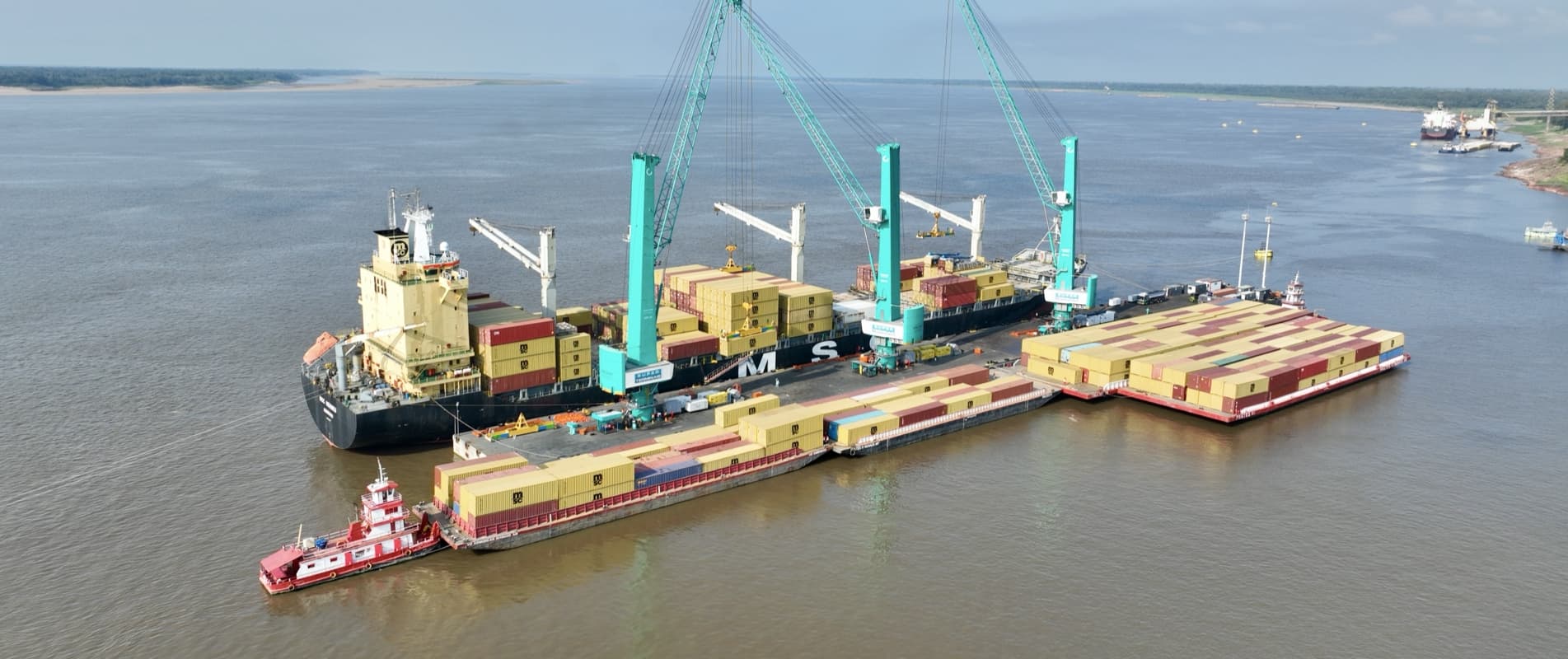 Navegação Prates - operação logística